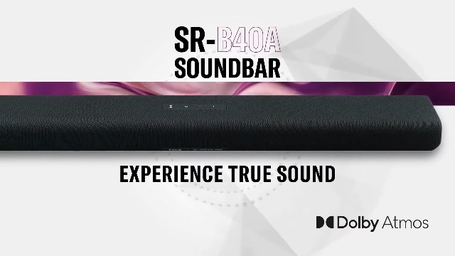 Amazon.com: YAMAHA SR-B40A Dolby Atmos Sound Bar with Wireless 
