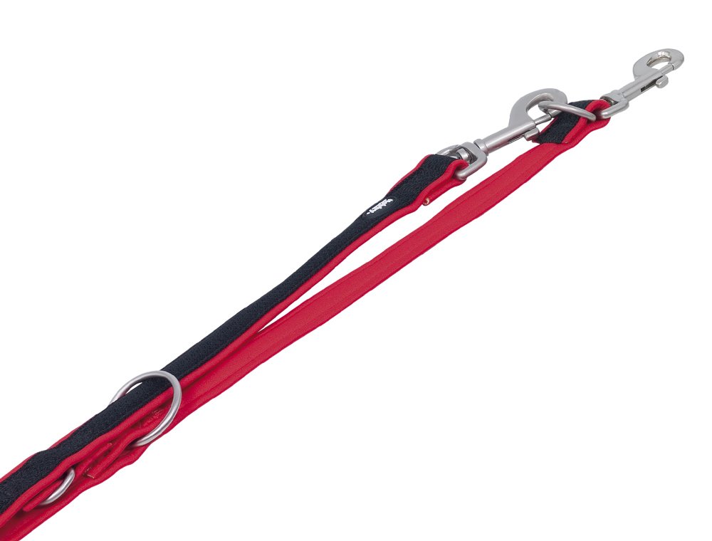 Nobby Preno Mesh Training Leash, 200 cm/15-20 mm, Red