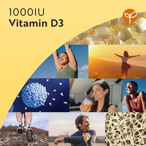 Vitamin D 1000 IU (25μg) – 365 VIT D Softgel Capsules Full Year Supply – for Maintenance of Healthy Immune System, Muscles, Bones & Teeth – Vitamin D3 Cholecalciferol – Made in The UK by Nutravita - Image 4