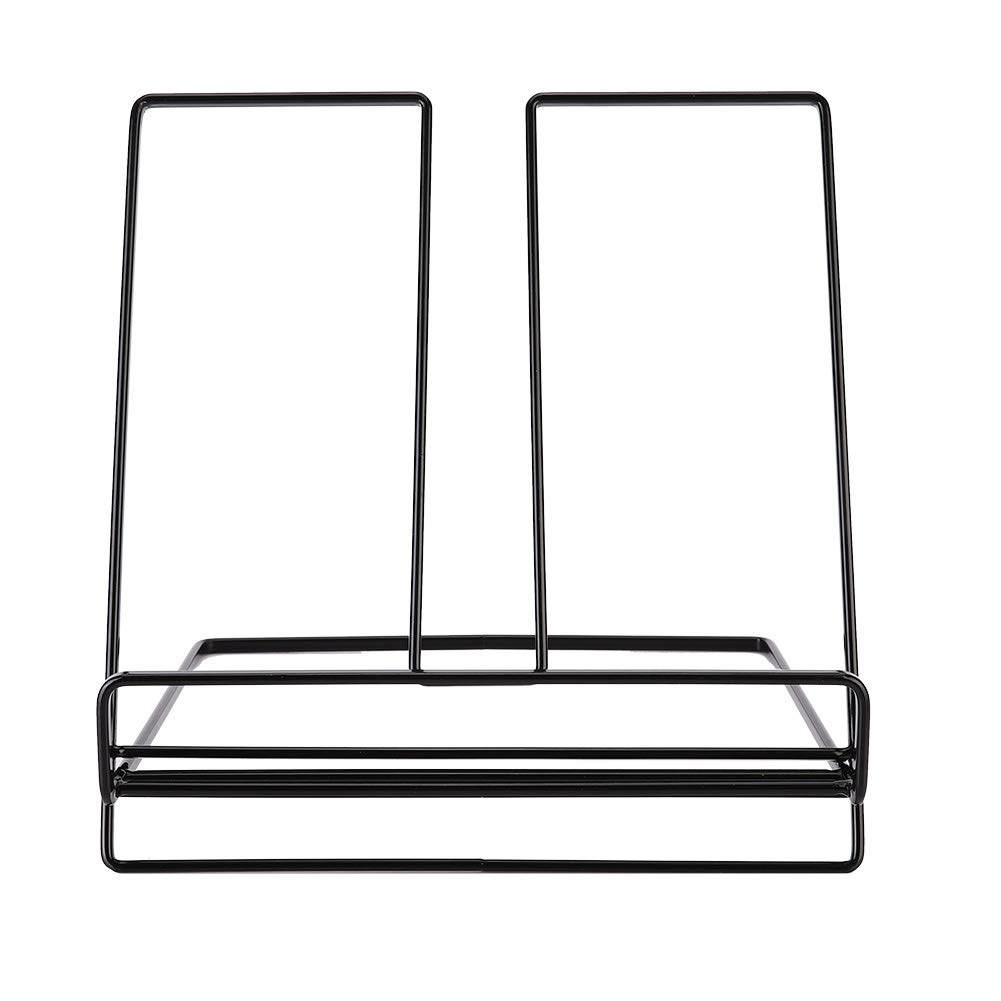 19 x 19 x 18.5 cm / 7.5 x 7.5 x 7.3 in Edge Iron Book Stand Innovative Multifunctional for Study Room Brand New(black)-picture-10