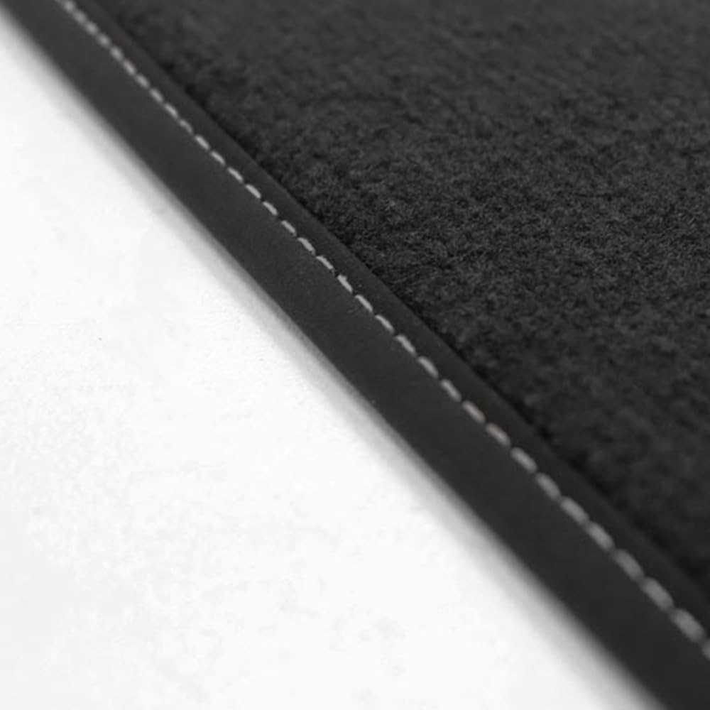Velours Einstiegsmatten Premium geeignet für VW T7 Multivan | Baujahr ab 2022, 4-teilig, Schutz für Trittstufen, Türbereich, Automatten, Autofußmatten