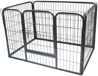 Bunny Business Heavy Duty Puppy Play Pen/ Rabbit Enclosure, Small, Gunmetal Grey