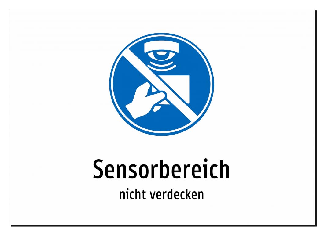 39225-DE-S-13 | Sensorbereich - nicht verdecken