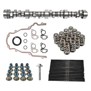 Sloppy Stage 2 Camshaft Kit for LS LS1 LS2 LQ4 LQ9 4.8 5.3 5.7 6.0 6.2L E1840P (Camshaft, Springs, Seals, Pushrods, Gaskets)