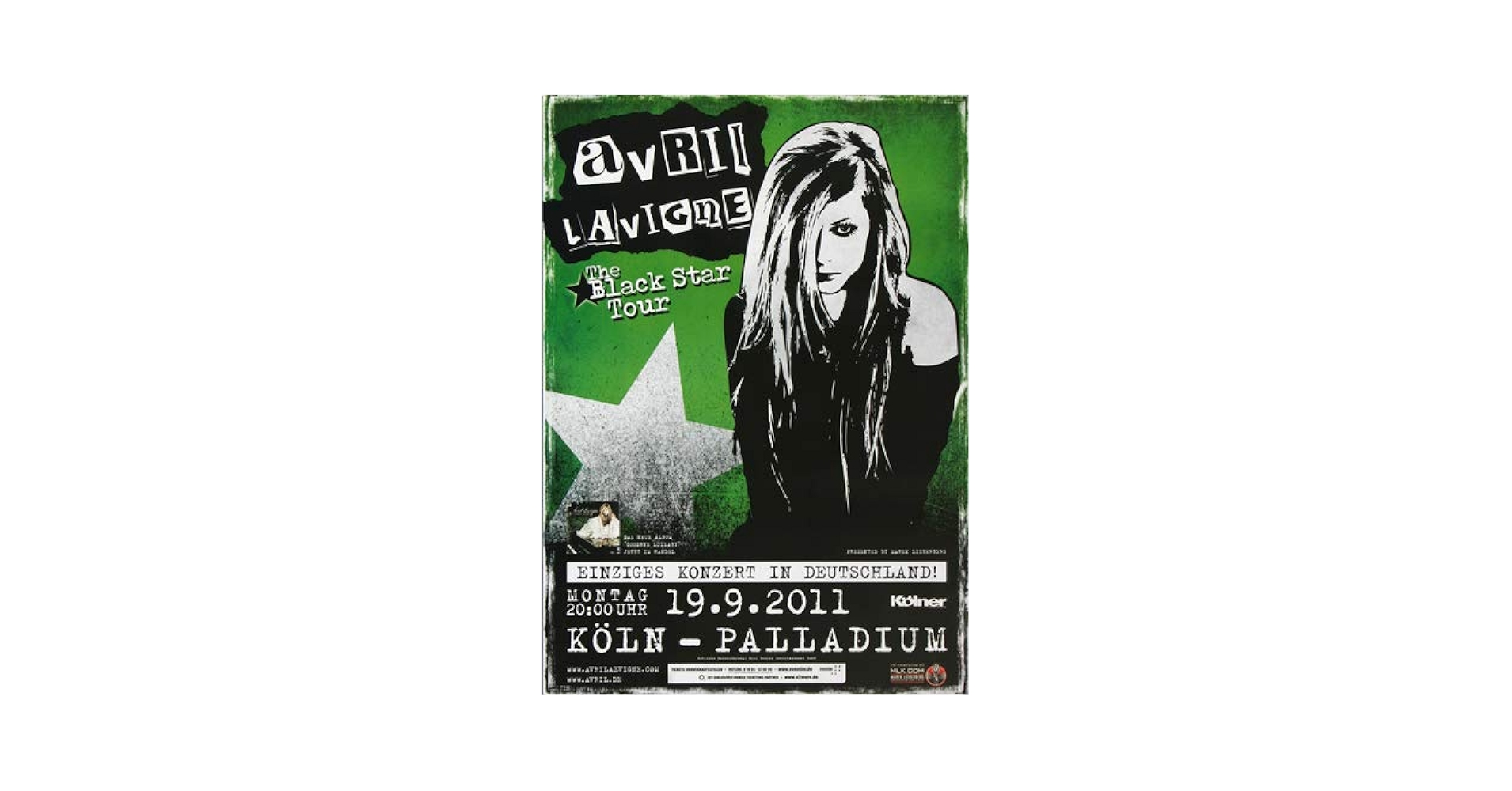 Avril Lavigne The Black Star Tour パンフレット Avril Lavigne - The Black Star Tour Brazil 2011 | website