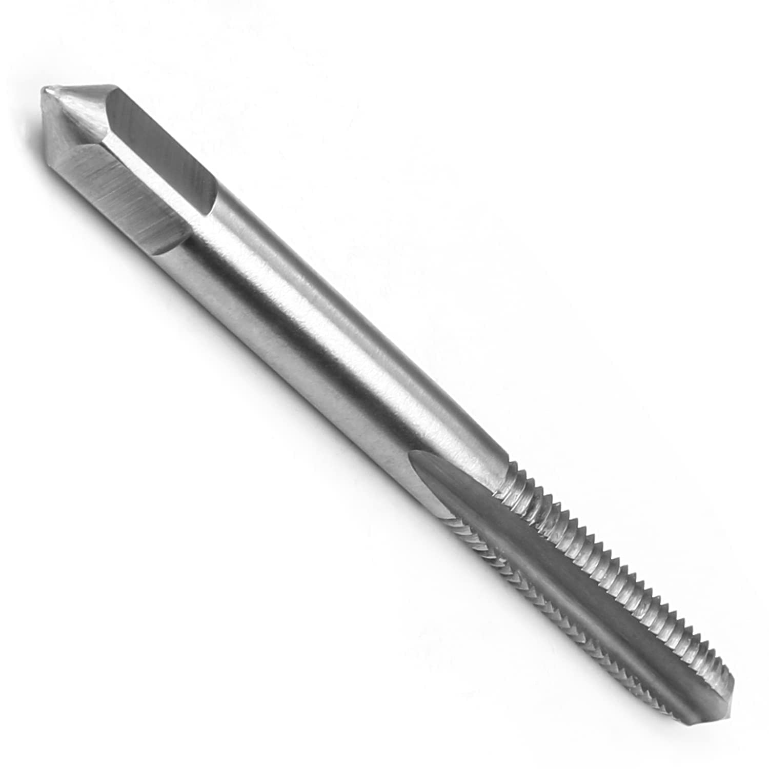 Auniwaig Machine Taps 1/4-24UNS Pitch Spiral Flute Tap Uncoated HSS for Tthreading Machine and Electric Drills 1PCS