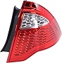 Evan Fischer Tail Light Lens and Housing Compatible with 2010-2012 Ford Fusion Passenger Side