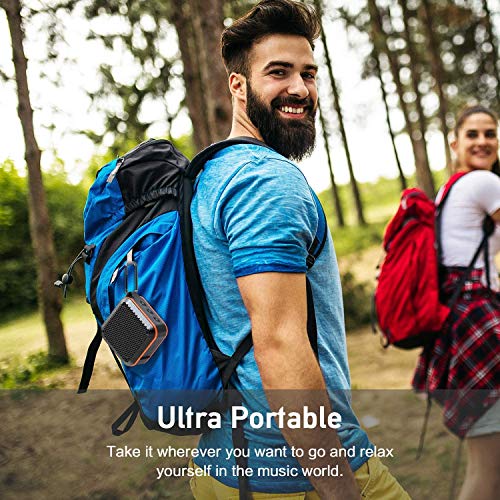 Lezii Portable Ip67 Waterproof Bluetooth Speaker, Shower Speaker Fm Radio With Hd Sound, Mini Wireless Outdoor Speaker, Tf Card Sd Aux, 12H Playtime, True Wireless Stereo For Kayaking, Boating, Hiking #TOP7