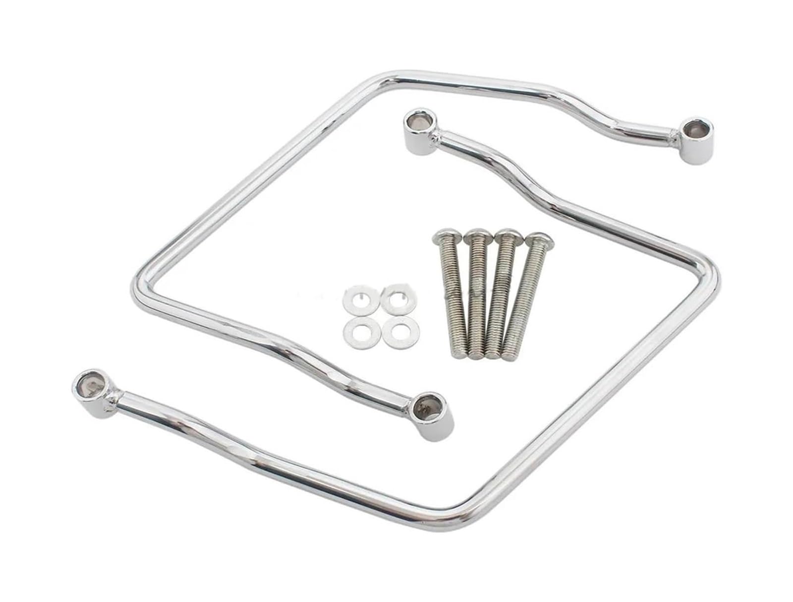 Motorrad-Gepäckträger Chrom für Suzuki Intruder Volusia 800 VL800 2001-2004 21cm