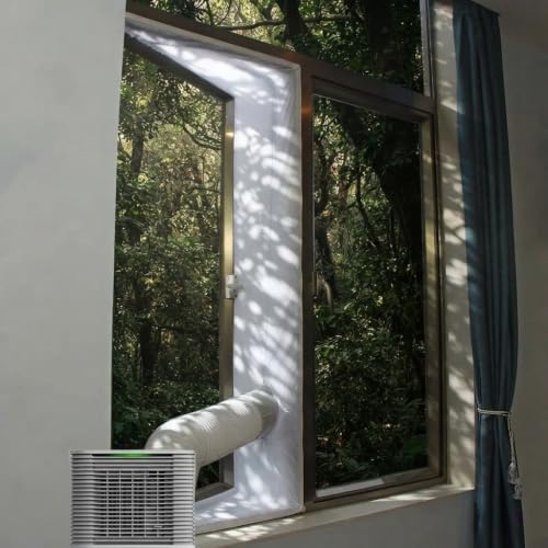 Junta para ventana de aire acondicionado con cremallera rápida para un sellado hermético 4