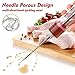 Meat Injector, 1-oz Plastic BBQ Marinade Injector Kit, Turkey Injector Syringe (3 Stainless Steel Meat Needles +3 Replacement O Rings + 1 Cleaning Brush) for Turkey Smoked BBQ Grill