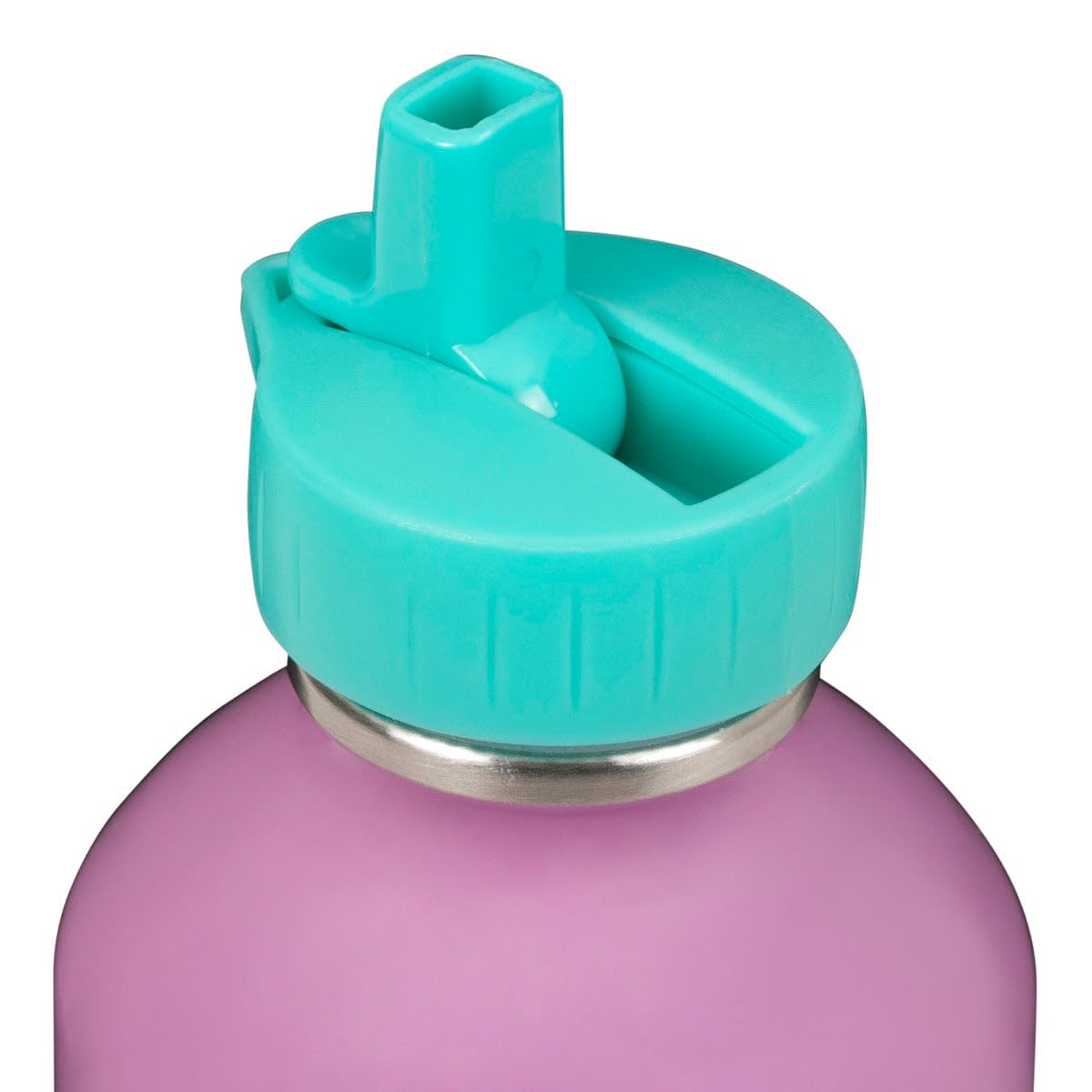 DRAEGER PARIS 1886 - Botella Infantil de Acero Inoxidable con Mensajes Personalizados - Diseño de Animales Adorables - 300ml - Fácil de Usar y Limpiar - Ideal para Escuela y Actividades - Je t'aime