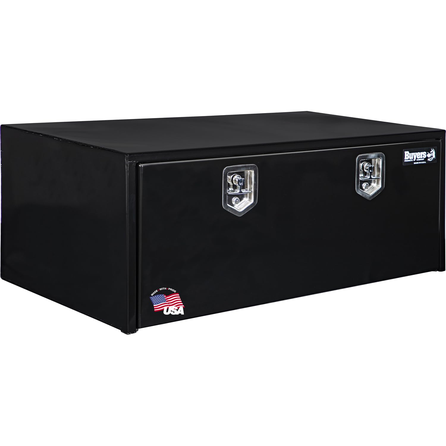 Buyers Products 1708310 Black Steel Underbody Truck Tool Box, 18x24x48 Inch