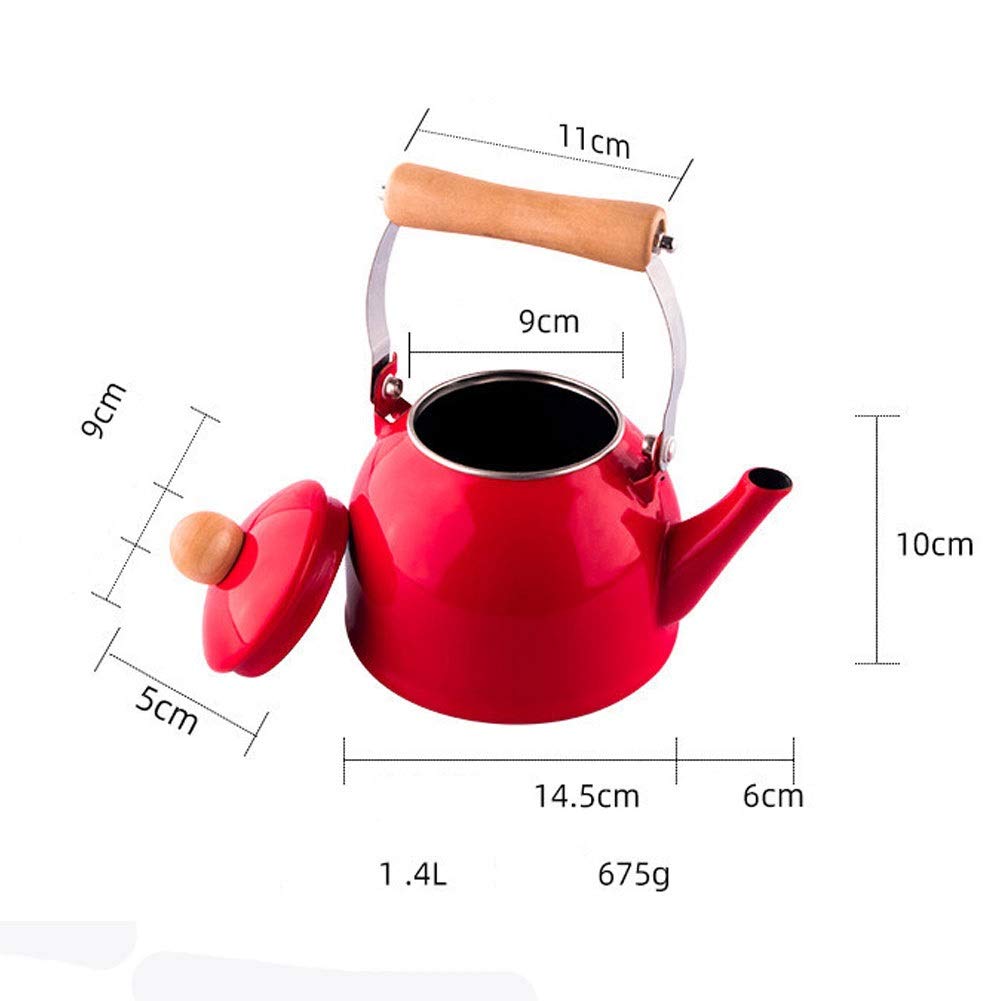 Bouilloire Sifflante Induction Poêle Top Whistling Tea Kettle-Japanais Éamande Kettle Ménage Kettle 1.4 Thé Kettle Eau Froide Bouilloire
