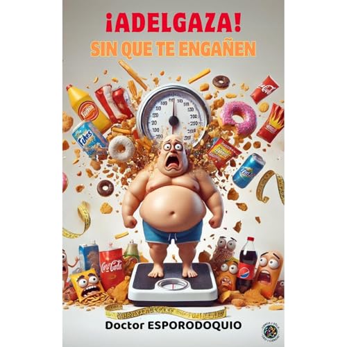 ¡ADELGAZA! Sin que te engañen. Audiolibro Por Doctor Sporodoquio, Profesor Gloquidio arte de portada