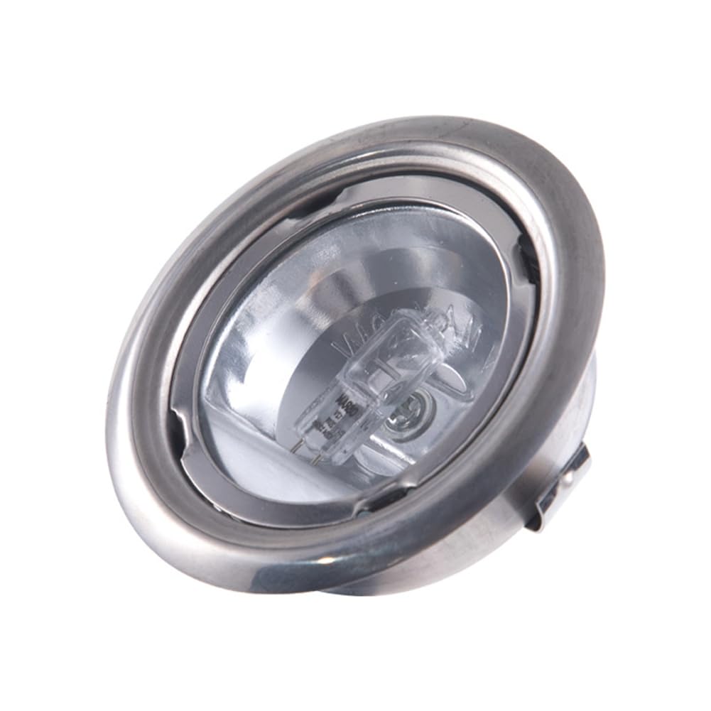 Für Dunstabzugshaube Ventilator für Abluft 2 Stück 20W Halogenlampe 65mm Klares Glas 12V AC Licht