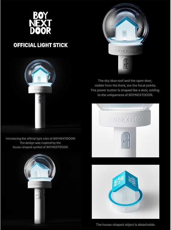 BOYNEXTDOOR Official LightStick + 6 بطاقات صور رسمية و3 مجموعات بطاقات صور إضافية