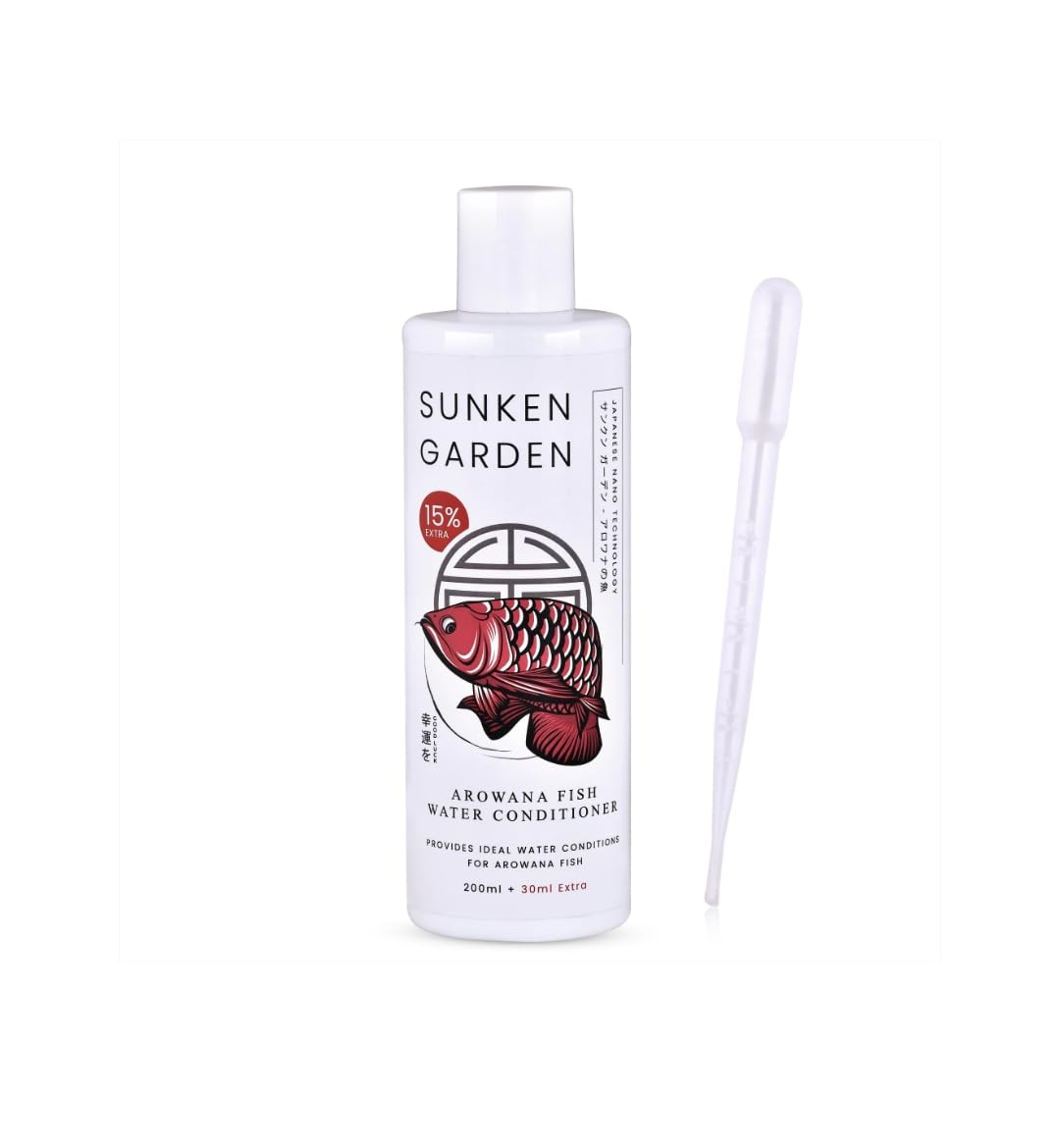 Sunken Garden - AROWANA Fish Water CONDITINER 200ML + 30ML Free (B0D4Y98JMX) Amazon Price History, Amazon Price Tracker