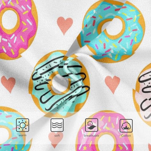 Joisal Florals Girls Underwear Toddlers 2t Cotton Girl Panties Cute Colorful Donuts Sweets White Underpants Briefs3