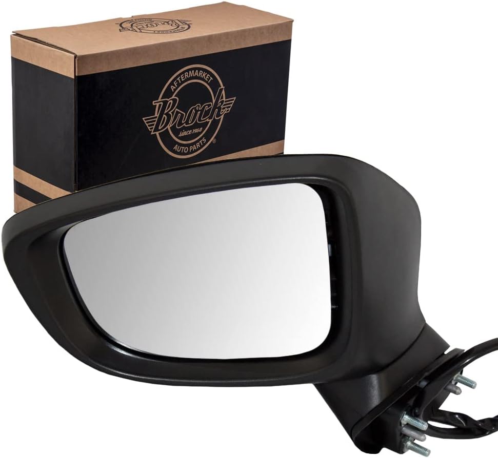 Drivers Power Side View Mirror with Signal ReadytoPaint Replacement for Mazda 6