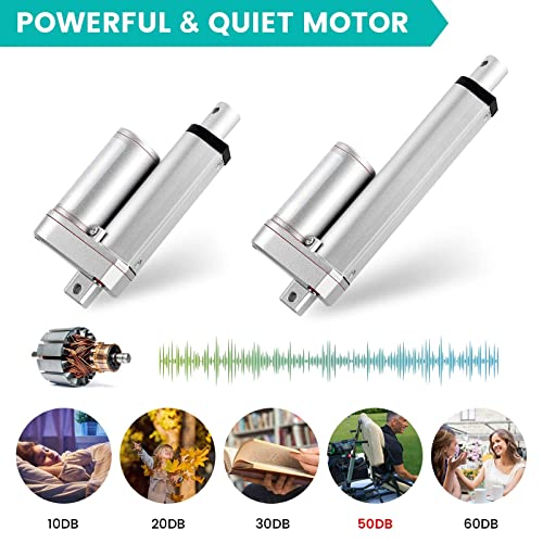 Eco-Worthy AM-TGF12V300-T-1 Heavy Duty 330Lbs/1500N Solar Tracker Linear Actuator Multi-Functions With Mounting Brackets (12V, 12") Ip54 Waterproof 300Mm Stroke Linear Motion Actuator thumb #6