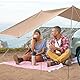 wasserdichte Auto Markise Sonnenunterkunft, Auto Seite markise Auto Zelt Camping Sonnendach Heckklappenzelt mit UV Schutz, Auto Dachzelt, mit 2 tragfähigen Wassersäcken (Khaki, 300 X 200cm)
