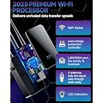 2025 Newest WiFi Extender Internet Booster, 10000 Sq.ft Long Range Repeater Wireless Routers Amplifier, Mesh Wi-Fi 80% Faster | Broader Than Ever, Support More Network Devices at Home, 1-Tap Setup - Image 4