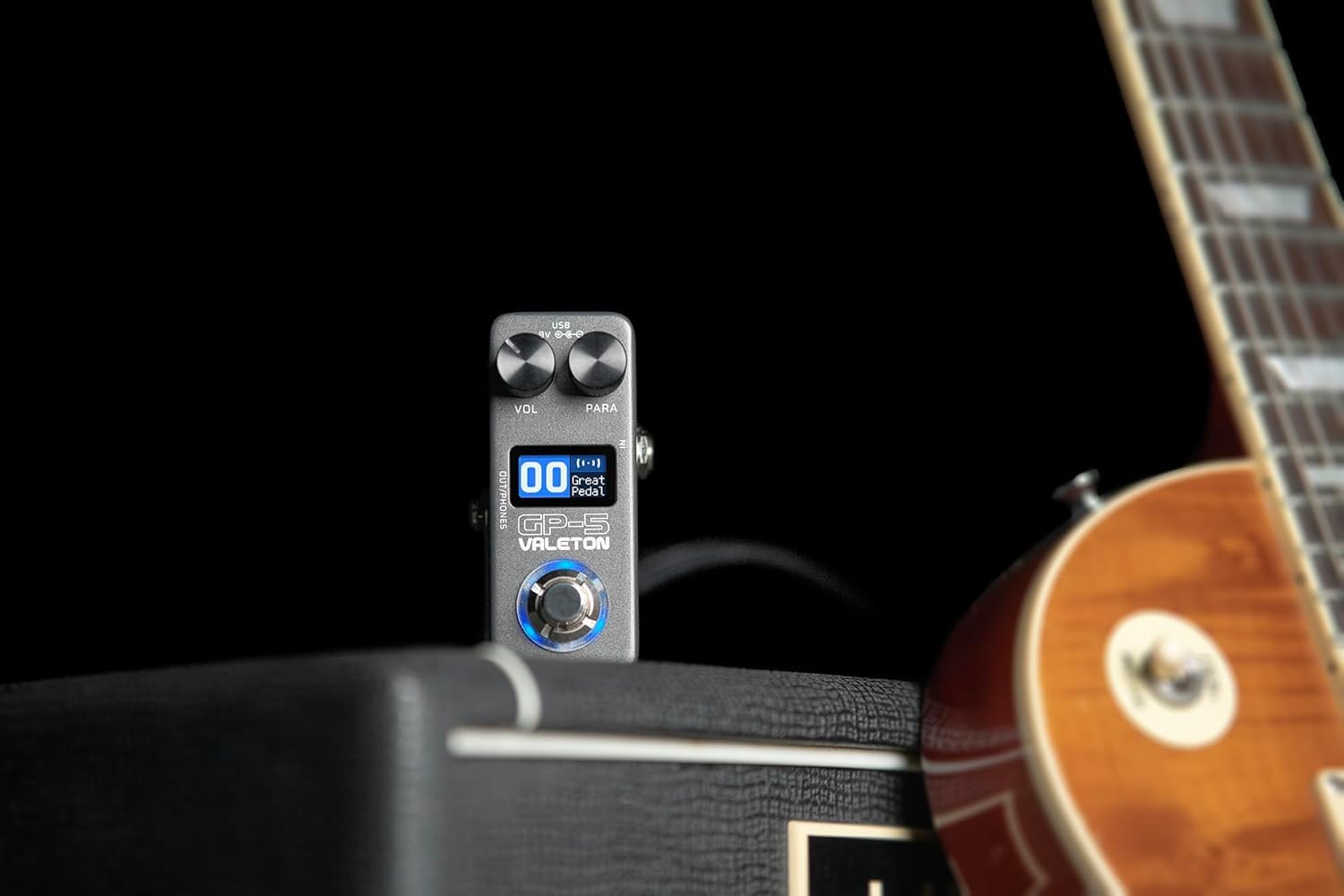 Valeton GP-5 Kompaktes Multi-Effekt-Prozessor-Pedal - SnapTone plus IR-Loader, 100+ Effekte, Bluetooth, USB-Audio-Schnittstelle, integriertes chromatisches Tuner, Kopie mit Tonebird 9 V