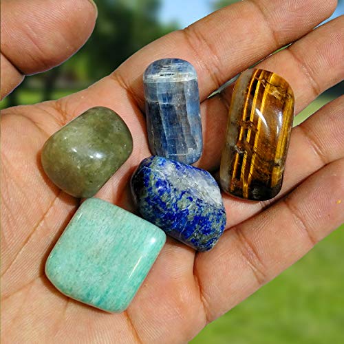Image of Reiki Crystal Products Certified Natural Crystal Tumble Stone Kit | Multiple Crystal Stone Sets for Meditation, Reiki, Chakra & Spiritual Practices