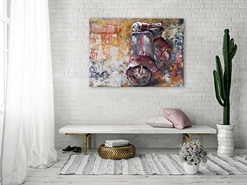 KunstLoft® Metalen schilderij 'Italian Vespa' 100x75x5cm handgemaakte wanddecoratie - Image 6