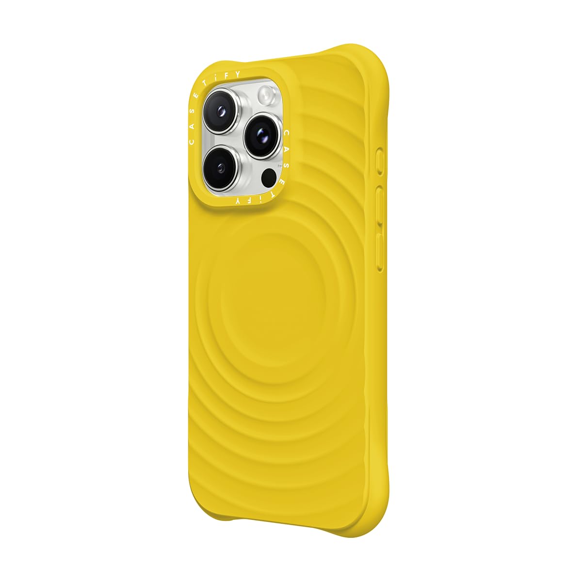 ウェーブ シリコンケース - ヴォルトイエロー　casetify スマホケース Amazon.co.jp: CASETiFY ウェーブ シリコン iPhone 16 Pro ケース [波
