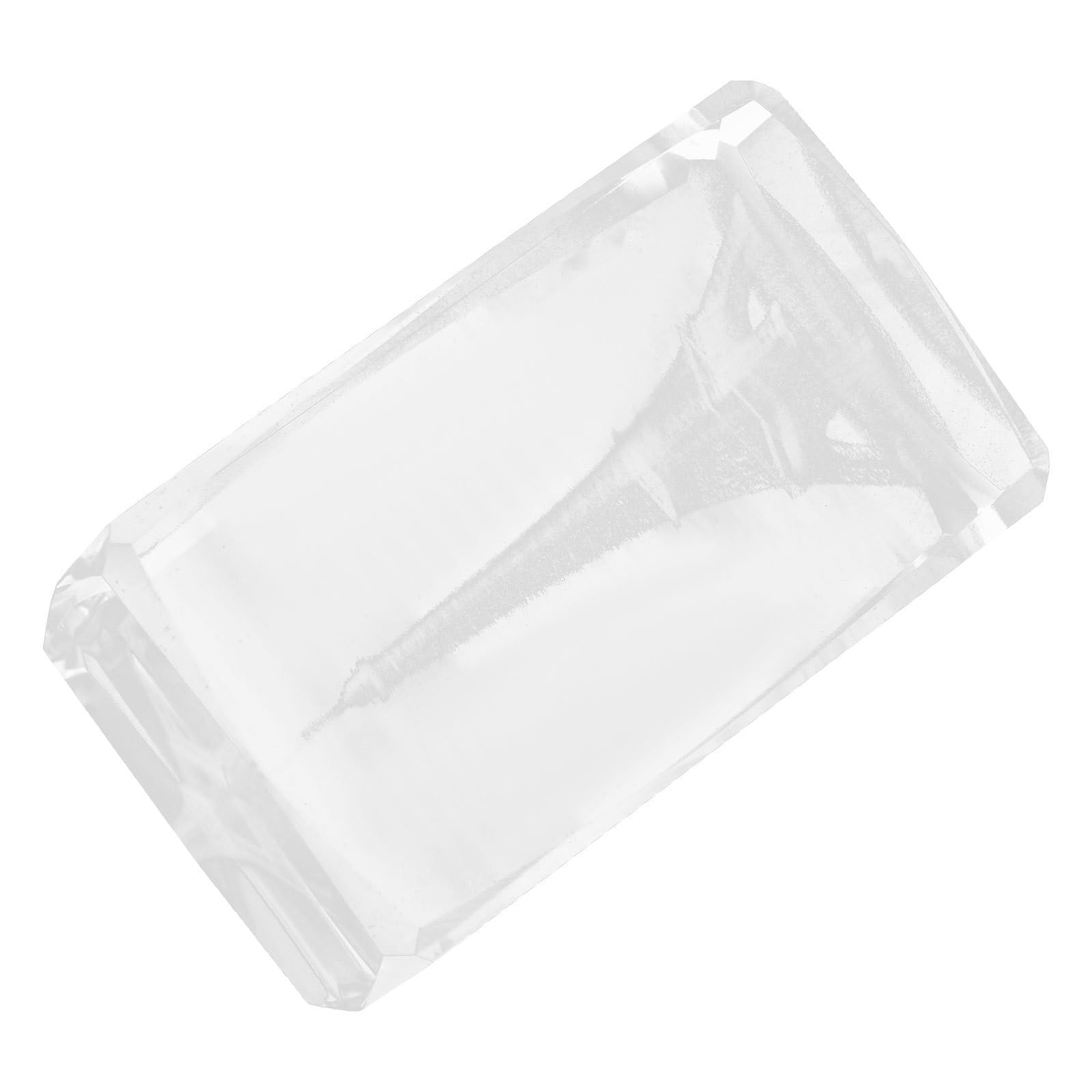 Milisten Engraved Small Eiffel Tower Crystal Paperweight 3d Desktop Tower Model Souvenir Ornament for Office and Home Decor