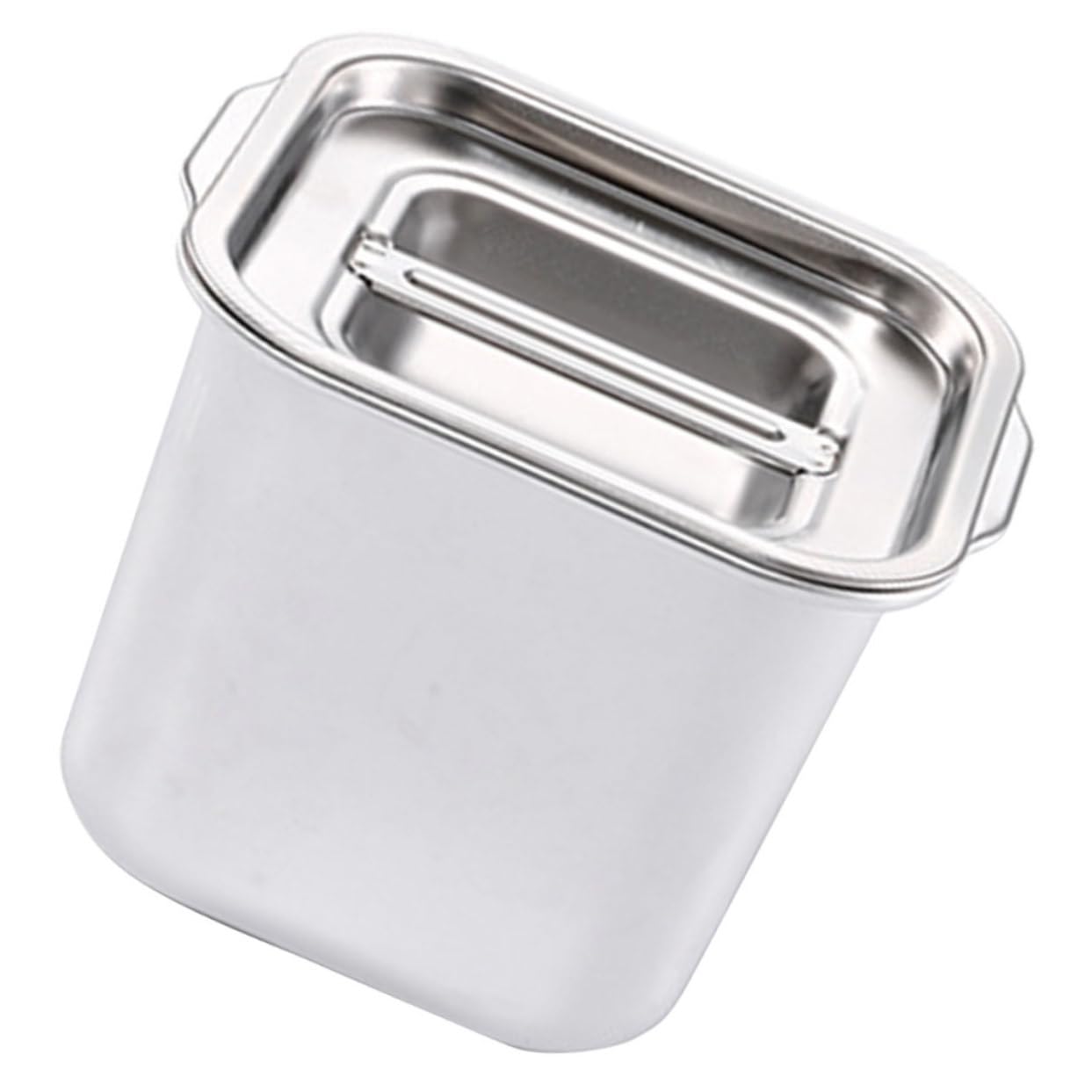 ABOOFAN 4 Stück Gewürzbox aus Edelstahl stainless steel ausstecher rentier Zuckerhalter Vorratsglas für Gewürze Fass kleine Werkzeuge Lagertank Vorratsdose Rostfreier Stahl