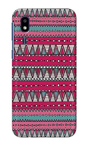 Image of PRINTFIDAA Printed Hard Back Cover Case for Samsung Galaxy A2 Core Back Cover (Geometric Vintage Pattern) -1803