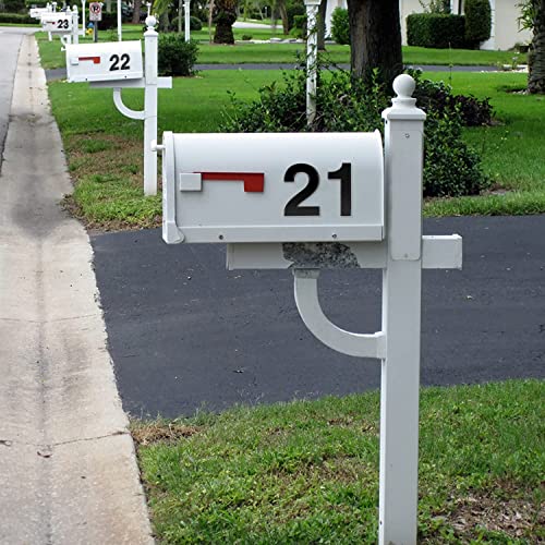 Becizy 4 Inch Modern House Number, Self-Adhesive Numbers Mailbox Numbers, Street Home Address Number Door For Apartments Office, Easy To Install Without Tools (Number 0) (Y-2) #TOP5