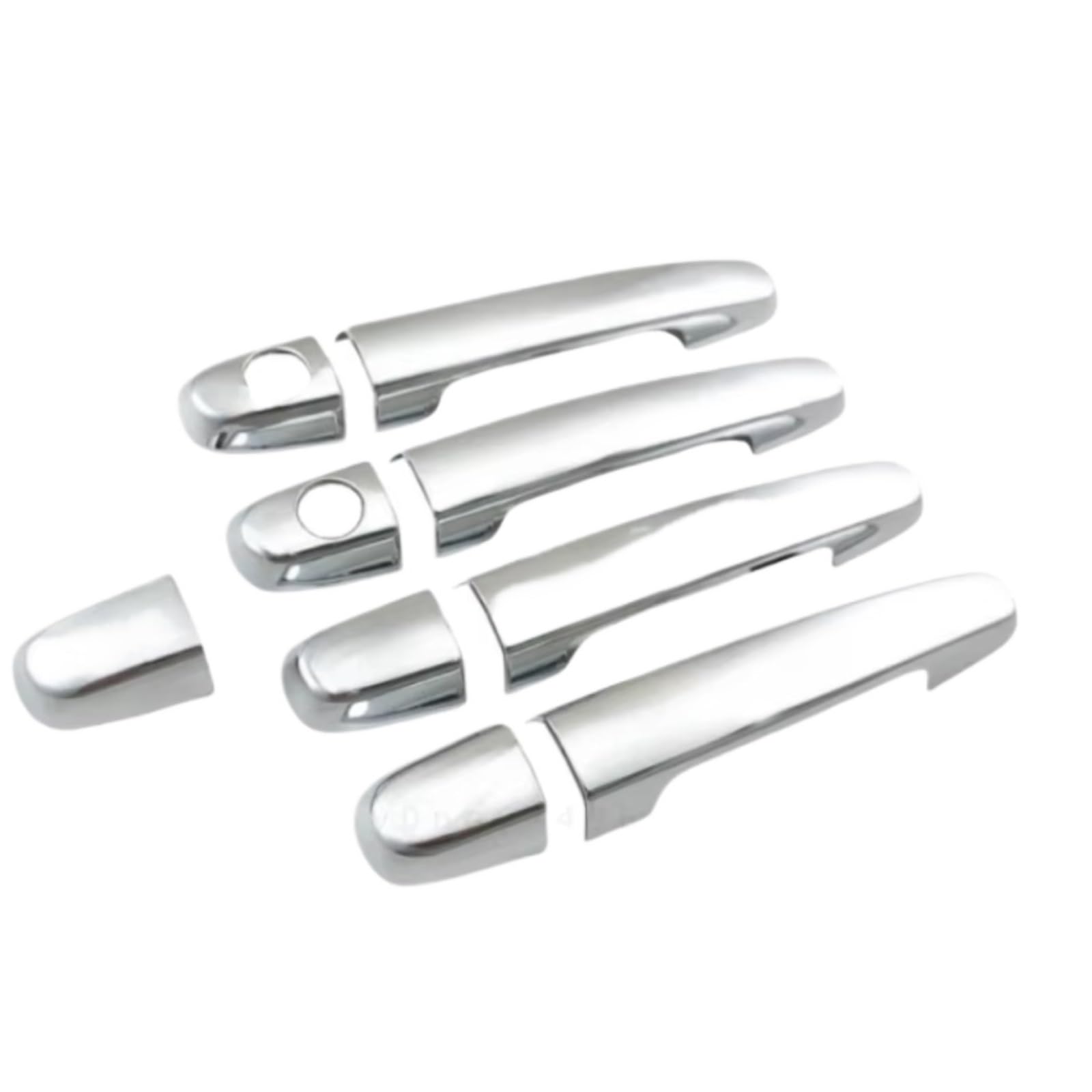 JJRFVBGT Door Handle Trim Compatible with Toyota for Ipsum 2001 2002 2003 2004 2005 2006 2007 2008 2009 ABS Trim Car Exterior Door Handle Housing(Chrome)