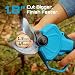 SEESII Pole Electric Pruning Shears: 1.8" Cutting Diameter 2-in-1 Cordless Power Pruner - Brushless Motor, Dual 4.0Ah Batteries, Extra SK5 Blade, 4 Modes Adjustable Branch Cutter for Garden Trimming