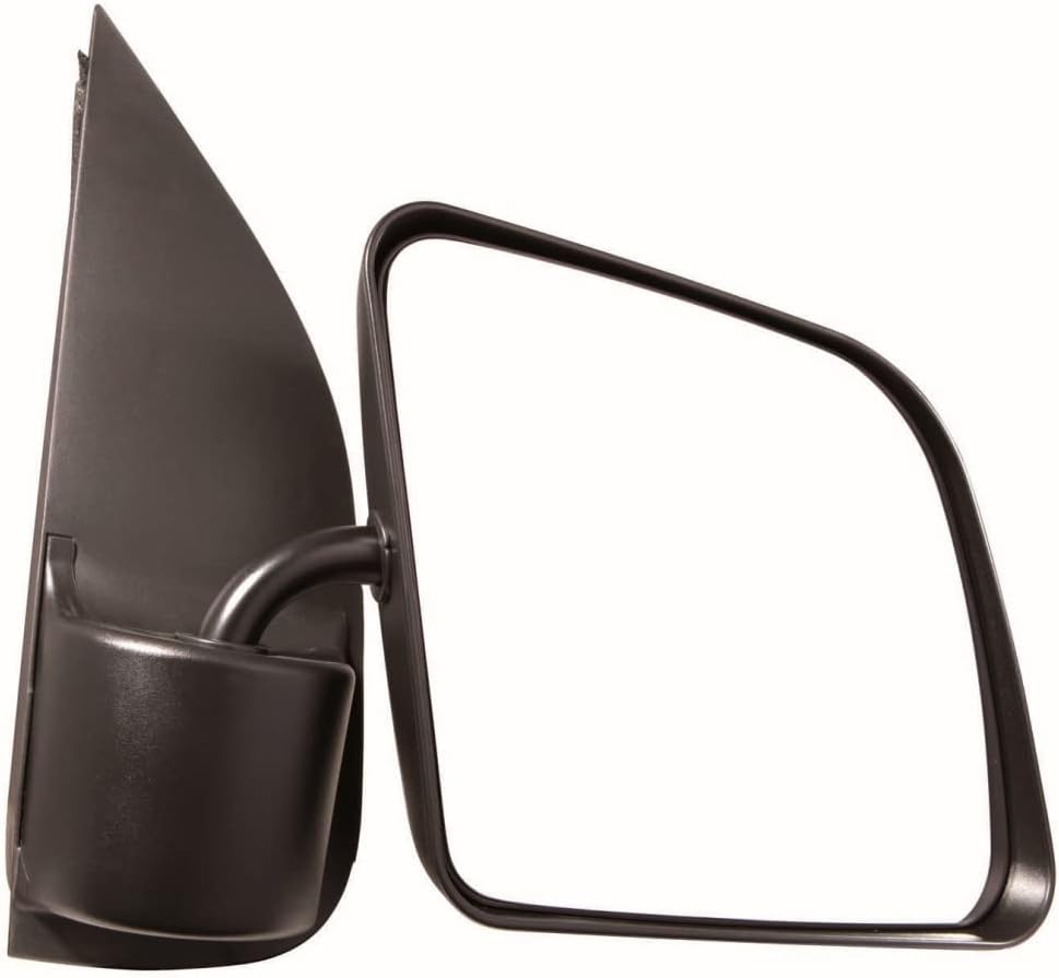 For Ford E-350 Econoline 1994 95 96 97 1998 Driver and Passenger Side | Pair Door Mirror | Manual | Textured Black | Flat Type | Swing Lock Paddle | Replacement For F4UZ17683A | FO1320172