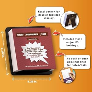 That's So Dad - Dad Joke Calendar 2025, Page A Day Tear Off Calendar Gift For The Dad Joke Lover, Great Christmas Gift, Funny Daily Dad Jokes Desk Calendar (2025 Calendar) Thats So Dad Dad Joke Calendar 2025 Page A Day Tear Off Calendar Gift For The Dad Joke Lover Great Christmas Gift Funny Daily Dad Jokes Desk Calendar 2025 Calendar