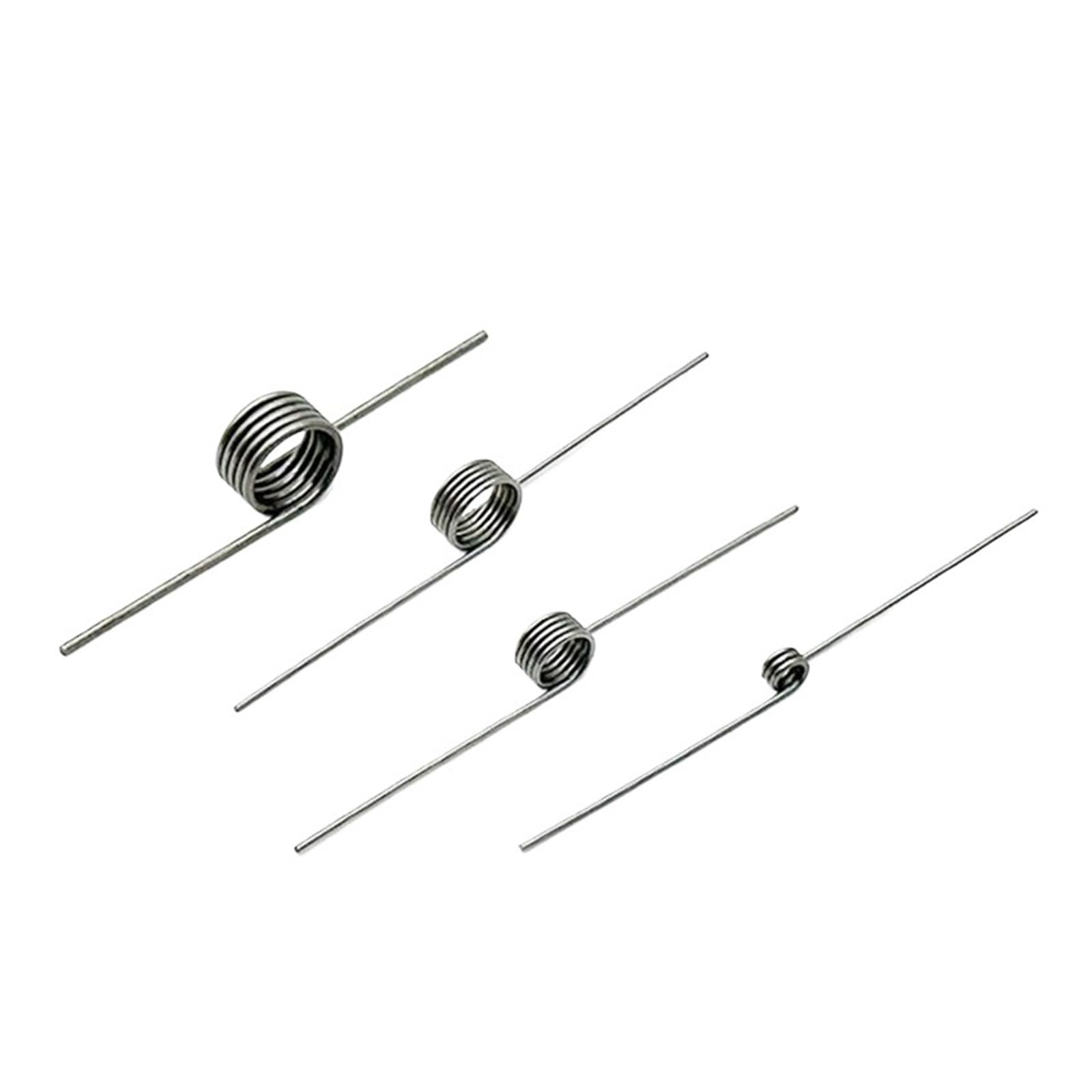 Ressort de torsion en acier inoxydable, ressort de torsion en forme de V 2 pièces 2,5 mm 7 bobines 60-180 degrés jambe 3-29 mm (22,5 mm (9), 16 mm)