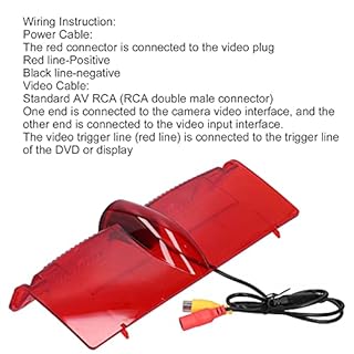 Express Van Accessories, Brake Light Rear View Camera Backup Camera 3rd Third Brake Light Backup Reverse Camera Replacement for Express Van 2003-2017
