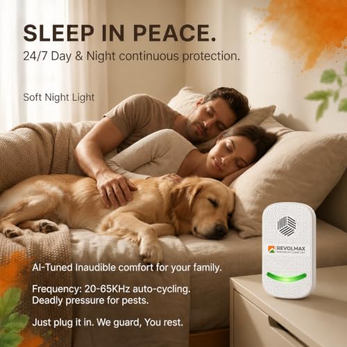 Image of RX-78, Ultrasonic Pest Control Repeller - Electronic & Ultrasound, Indoor Plug-in Repellent - Get rid of - Rodents, Mice, Squirrels, Bats, Insects, Bed Bugs, Ants, Fleas, Spiders, Roaches (3Pack)