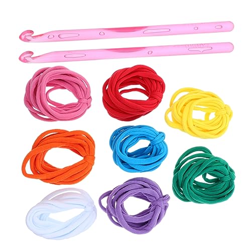 BELLIFFY Crafts Supplies Braided Coaster Bowl Pad 98pcs Weaving Loom Loop Kids Elastic Potholder DIY Craft Kit