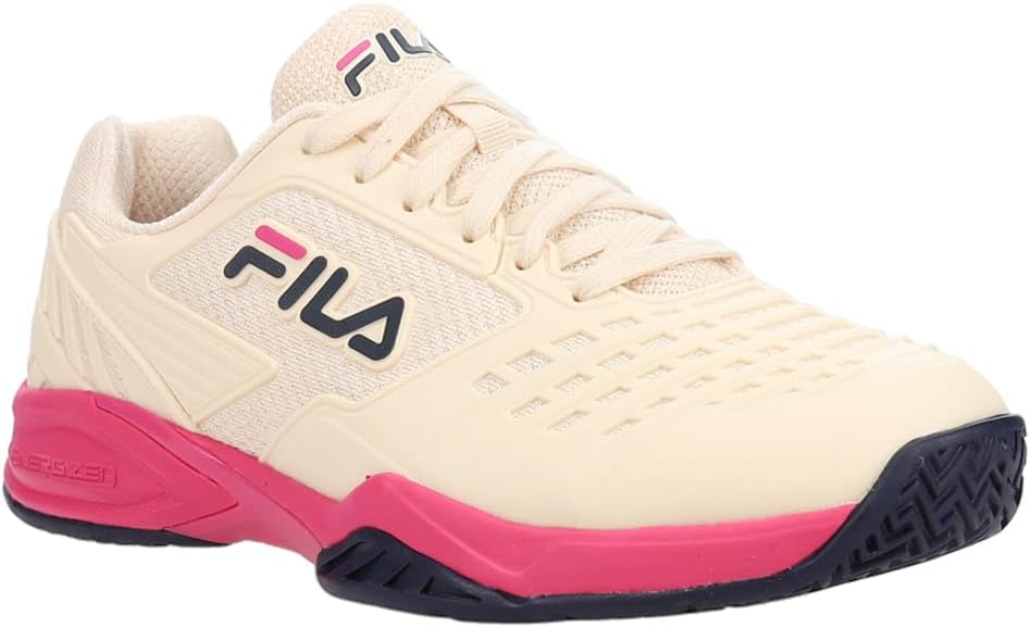 Fila Womens Axilus 2 Energized Tennis Sneakers Shoes - Off White - Size 8.5 M