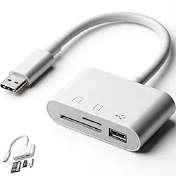 Adaptador De Memória Leitor De Cartão Micro SD SD TF USB Tipo C OTG USB 3.0 Para Celular Tablet Notebook Computador Expansão De Armazenamento Transferência Rápida De Dados Multidispositivo