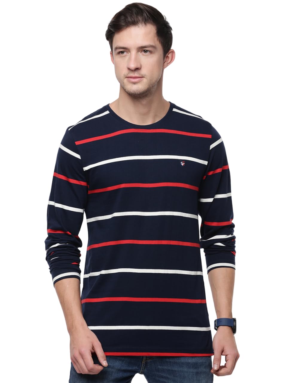 macroman m-series Men's Striped Regular Fit T-Shirt-picture-27