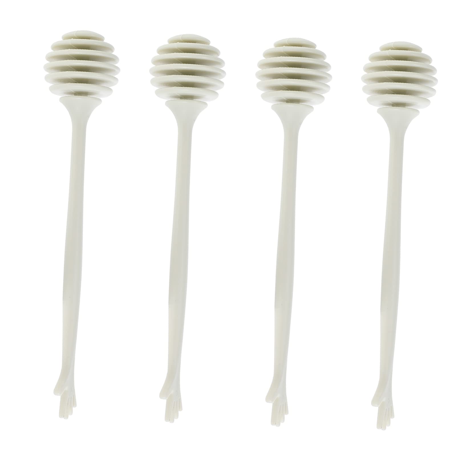 Cabilock 4Pcs Honey Stirring Rods Practical Honey Dipper Sticks for Jam and Syrup Mixing for Weddings Parties and Simple Design for Viscous Substances