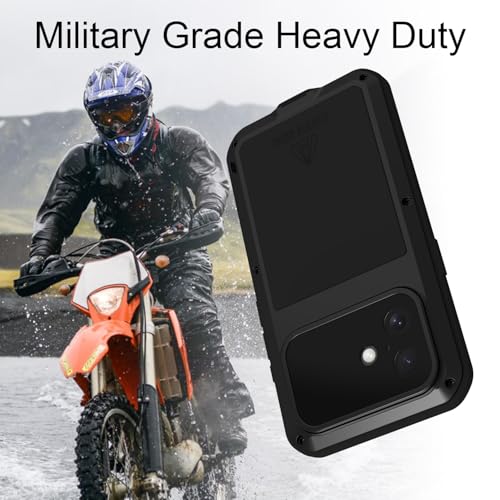 Coque iPhone 17 LOVE MEI évite écran cassé métal robuste - 5