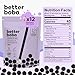 Better Boba All-Natural Ube Boba Pearls 8 Oz | Kosher, Vegan, Gluten-Free, Non-GMO Tapioca Boba Balls for Bubble Tea, Desserts | 12 Servings | No Preservatives | Made in USA