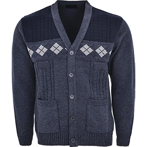 Classic V Neck Button Cardigan with Pockets Cover